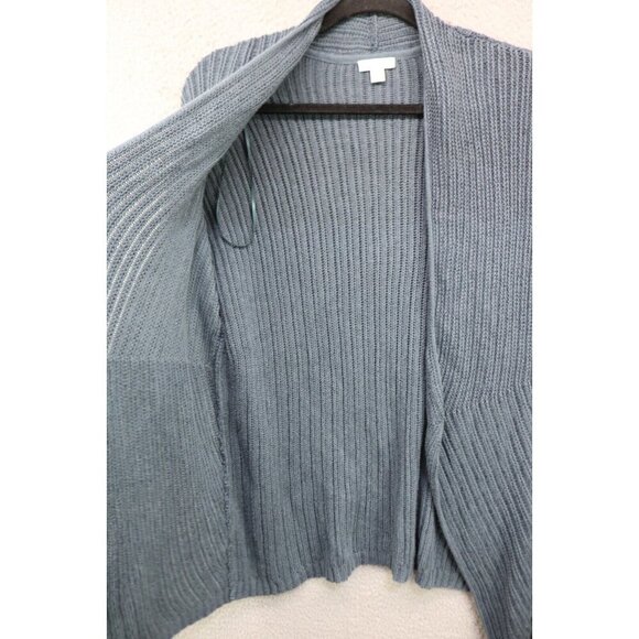 Pure Jill 3/4 Sleeve Open Front Cardigan Sweater-Size Medium-Beachy-Open Knit - Picture 3 of 9